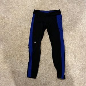 Under Armour woman’s Cold Gear Running workout leggings Large